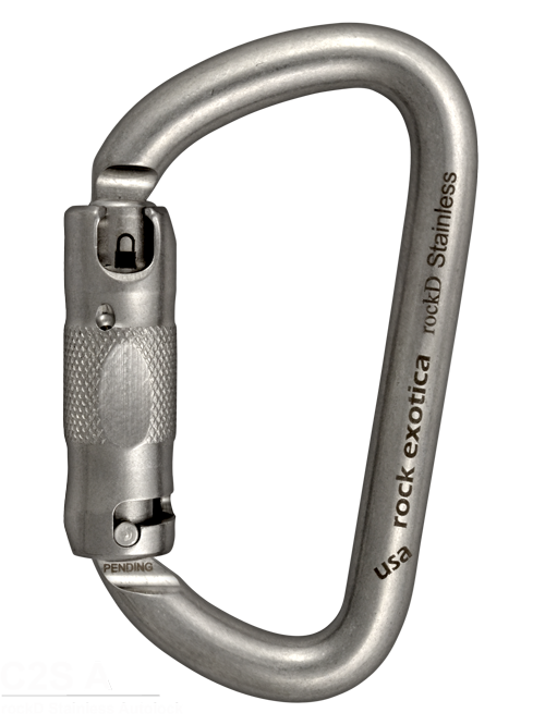 rockD Stainless Steel Carabiner