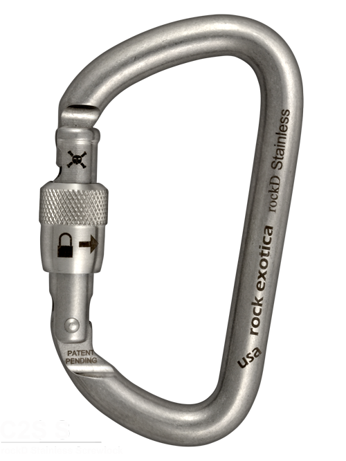 rockD Stainless Steel Carabiner