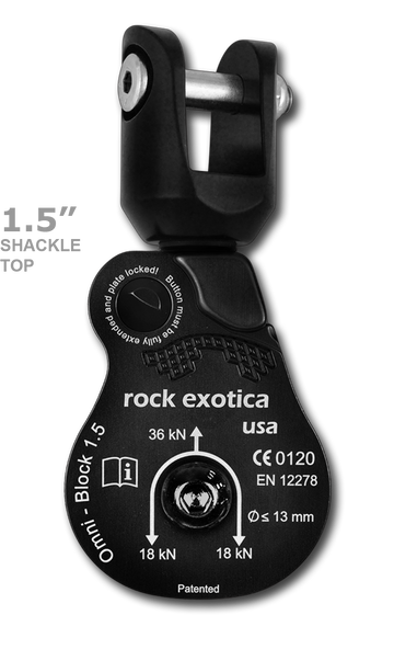 Omni-Block Swivel Pulleys | Rock Exotica rope rescue and rigging